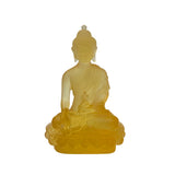 Gautama Amitabha Shakyamuni  - Yellow Glass Buddha statue