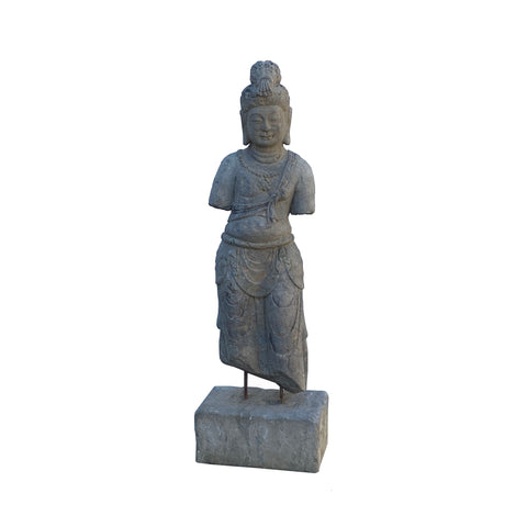 stone guan yin statue - Bodhisattva stone Buddha statue