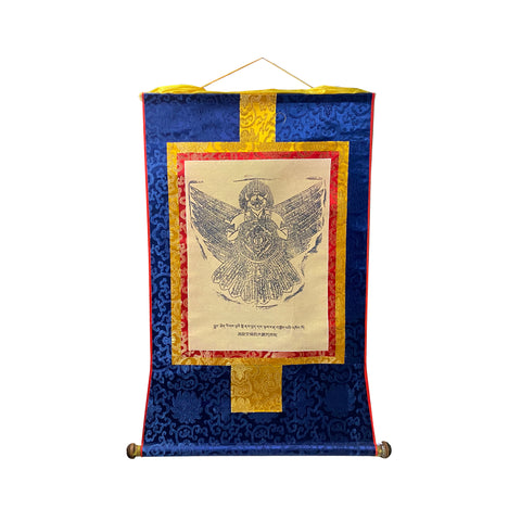 Tibetan deity print thangka art