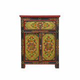 tibetan style end table - nightstand - side table
