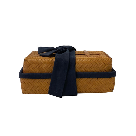 rattan rectangular box 
