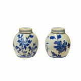 ginger jar - blue white porcelain jar - Chinese porcelain jars