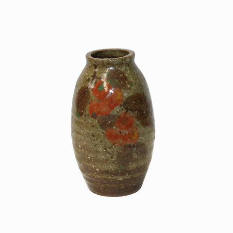 ceramic vase - small flower graphic vase