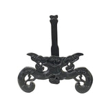 8" Chinese Black Carving Plate Plaque Holder Display Rack ws2947CS