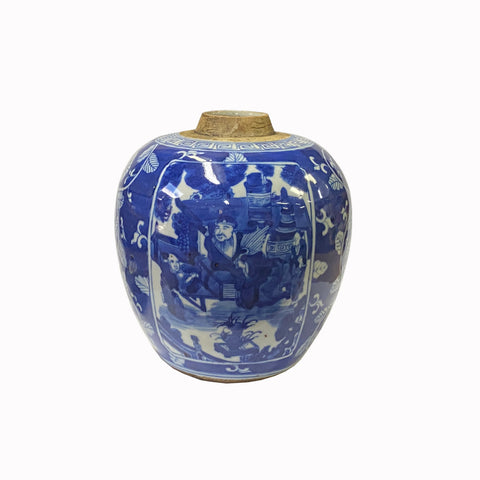 ginger jar - blue white ginger jar - Chinese porcelain jar