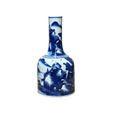 chinese blue white porcelain vase - asian scenery porcelain vase