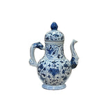 chinese blue white porcelain jar - teapot shape porcelain vase 