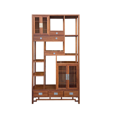 chinese display cabinet - room divider cabinet - asian curio cabinet