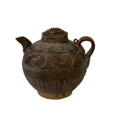 oriental pottery teapot art - chinese clay teapot display art