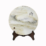 chinese dream stone plaque display  - round stone plaque art