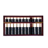 Chinese red stain wood abacus - asian abacus paperweight - Chinese Fengshui Abacus