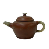 clay teapot display art - asian chinese teapot art 