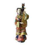chinese porcelain lady figure - asian ceramic figure art