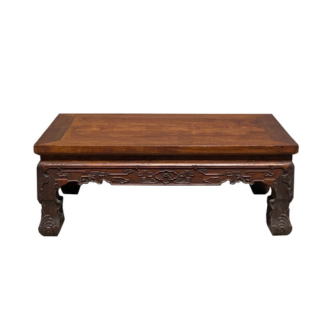chinese kang table - display stand  - low rosewood table