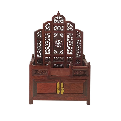 chinese shrine chest shape miniature art