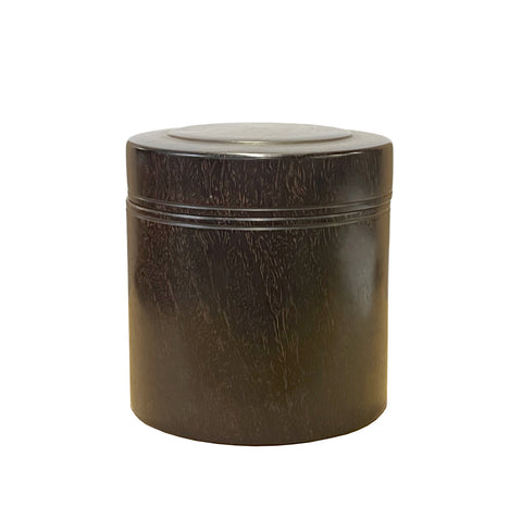zitan wood box - asian round wood box