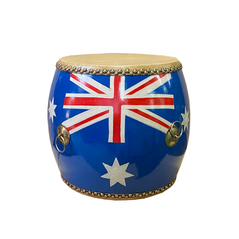 country flag drum table - round small drum shape table 