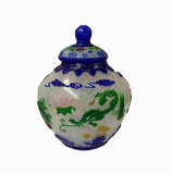 chinese peking glass jar 