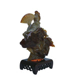 agate stone lady statue