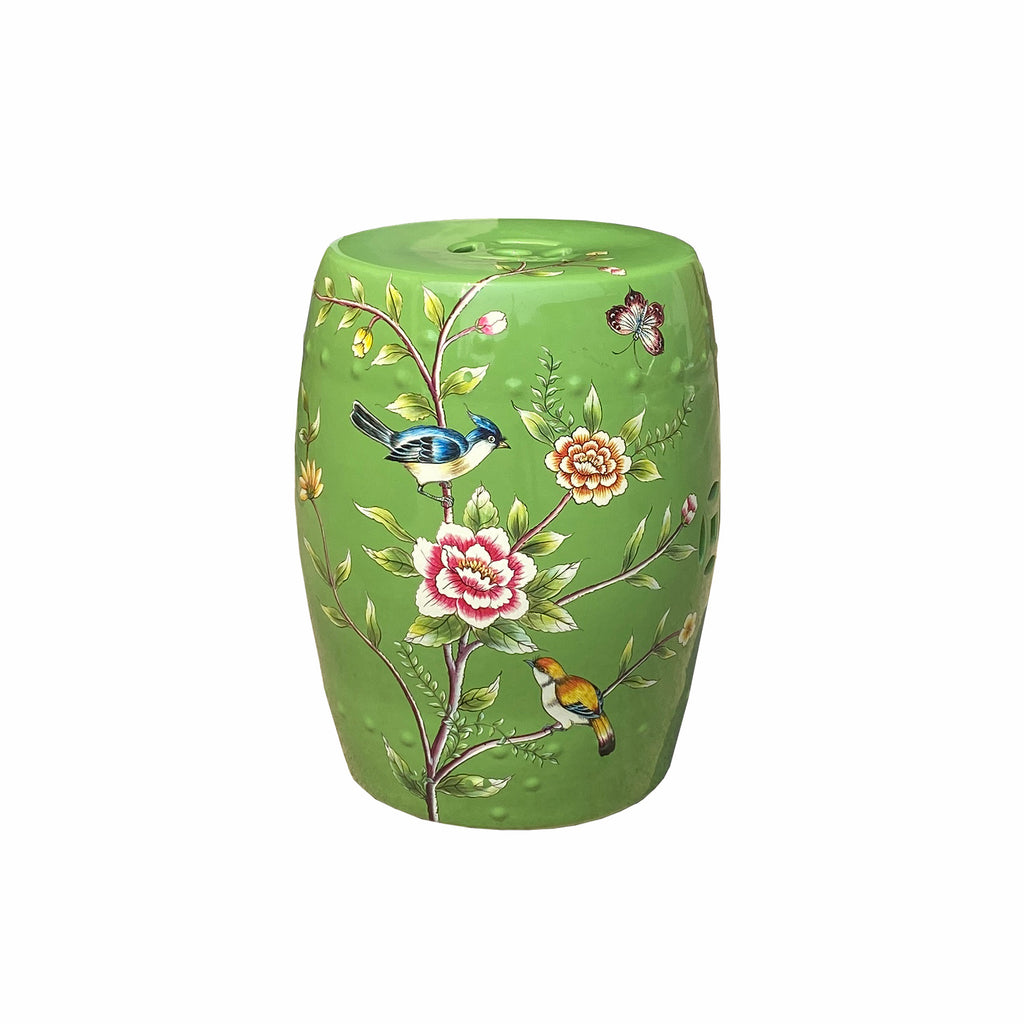 Green flower stool discount