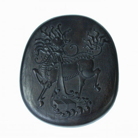 ink pad box - Chinese kirin carving ink well decor