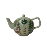 light green graphic porcelain teapot shape art - teapot display