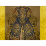 Chinese Qing Emperor Queen Portrait Scroll Painting Wall Art ws1973S