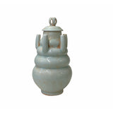 celadon ceramic urn - chinese ancient style pottery art 