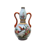 white gourd shape porcelain vase - asian chinese porcelain vase 