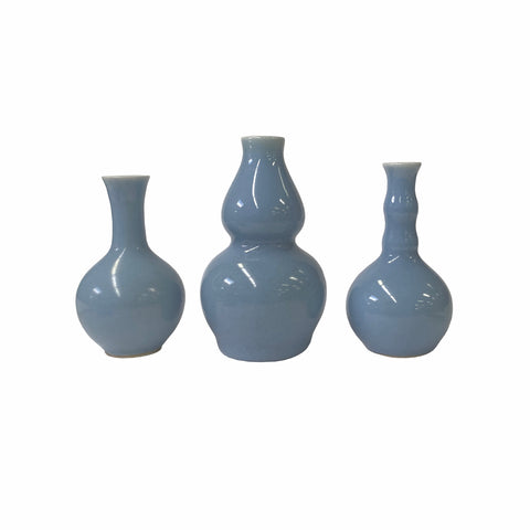 Ceramic Vase - small blue Vase - Chinese scenery