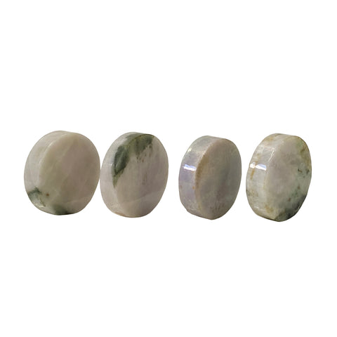 jade round sample - oriental jade stone paperweight