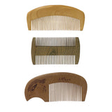 wood flat top comb 