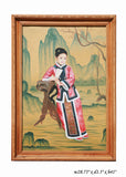 Asian lady painting 