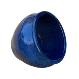 Vintage Blue Flambé Glaze Finish Ceramic Large Planter Water Fish Pot cs7013S