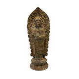 Gautama Amitabha Shakyamuni  - wood standing Buddha statue