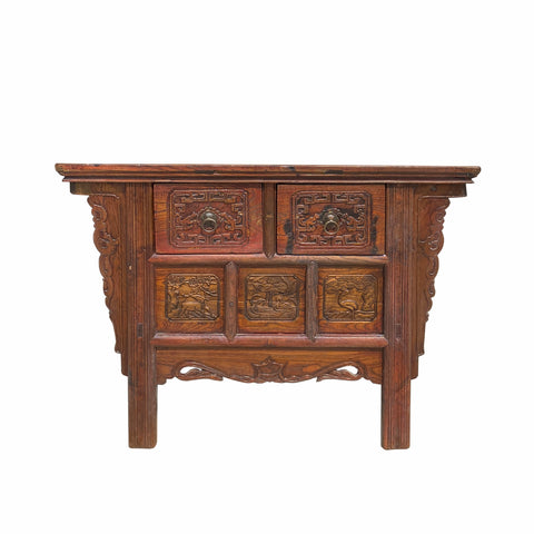 sideboard - console table - vintage carving foyer table