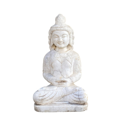 Stone Buddha - Tara Kwan Yin - Bodhisattva statue
