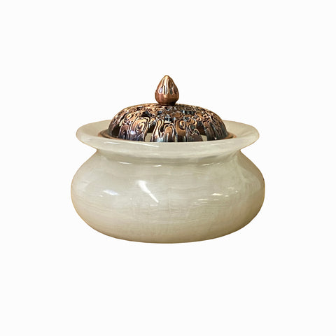 candle holder - incense burner - stone carved bowl