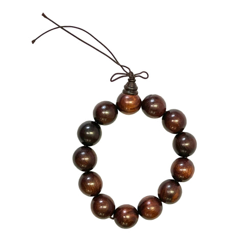 zitan rosewood beads prayer rosary bracelet