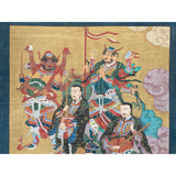 Large Chinese Canvas Art of The Three Great Emperor - Officials cs7164S