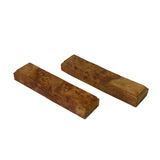 Chinese Pair Natural Wood Grain Patina Rectangular Paperweights ws2770S