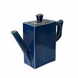 Navy Blue Porcelain Rectangular Shape Teapot Shape Display ws2360S