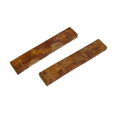 Chinese Pair Natural Wood Grain Patina Rectangular Paperweights ws2771S