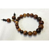 Chinese Huanghuali Rosewood Beads Hand Rosary Praying Bracelet ws2411S