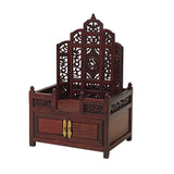 Chinese Rosewood Furniture Offering Shrine Miniature Display Art ws2674S