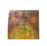 Chinese Tibetan Vintage Animal Scholar Lama Flowers Wood Wall Panel cs7345S