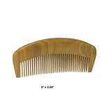 Set of 3 Chinese Brown Handmade Wood Simple Flat Top Combs ws2525S
