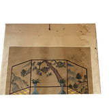 Vintage Old Chinese Hand-painted Color Ink Ancestors Scroll Painting Art ws2146S