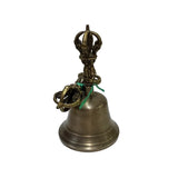 Handmade Bronze Metal Tibetan Ritual Bell and Vajra Dorje Set ws2885S