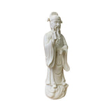 Chinese Off-white Porcelain Old Man Dressing Figure ws2586S